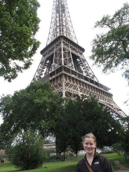 Me in front of the Eiffel Tower