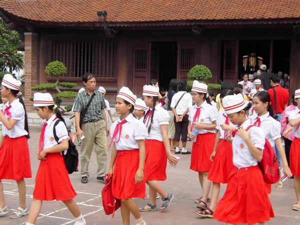 School Kids at the Temple of Literature