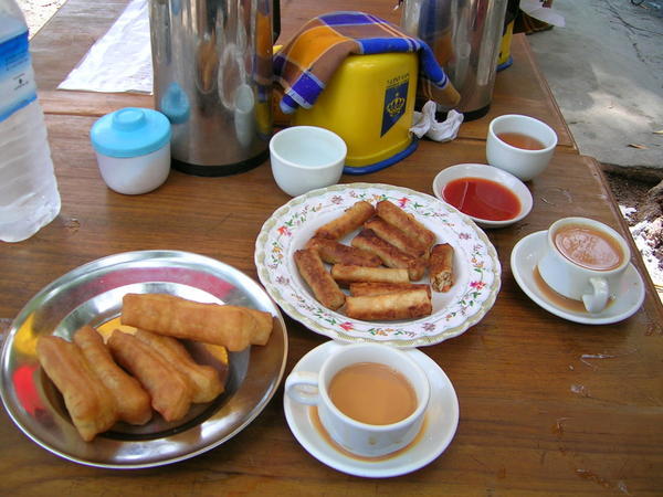 Traditional Tea Shop eats in Mandalay