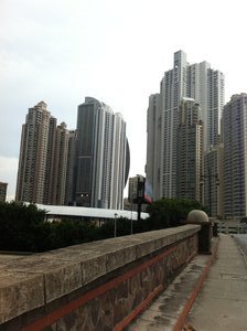 business district of Panama City 