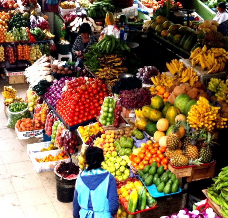 One of the markets in Cuenca