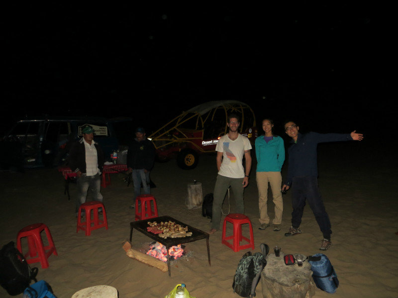 Camping in the desert!