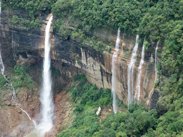 Nohkalikhai Fall Cherapunji 