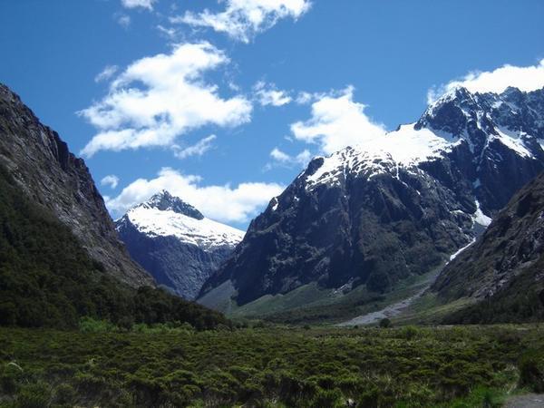 Approaching Milford Sound by road