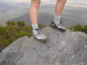 Gem's new boots make it to the top of Bluff Knoll