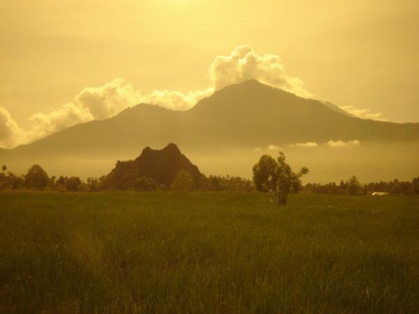 Looking across to Mount Agung