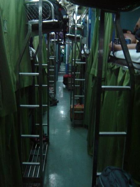 Typical night train carriage