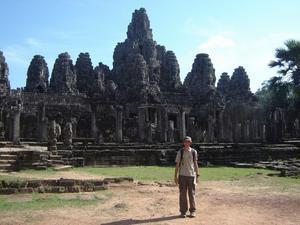 At the Bayon Temple, Angkor Thom