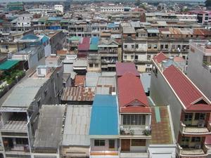 Rooftops of Phnom Penh, Cambodia