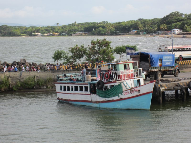 The cheap ferry to ometepe