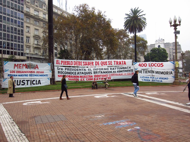 Frequent site of protests - Plaza de Mayo
