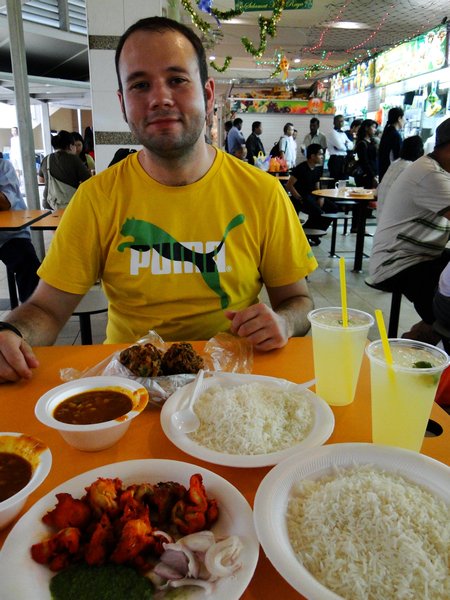 Neil with our Hawker Stall Indian Meal