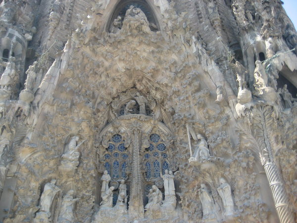 Outside of Sagrada Familia 