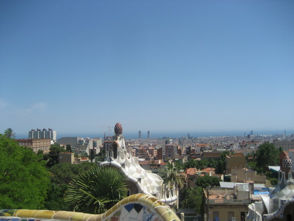 view off the top of the park