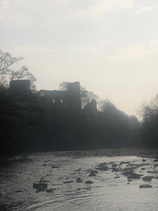 Barnard Castle in the mist