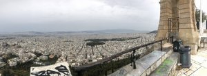Amazing views at the top of Lycabettus Hill