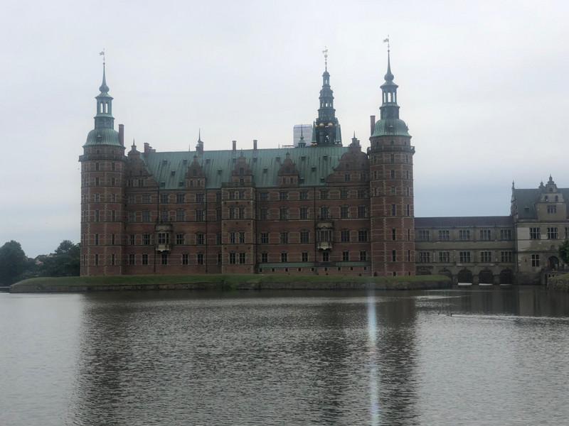 View of Fredericksborg Castle from our lake walk