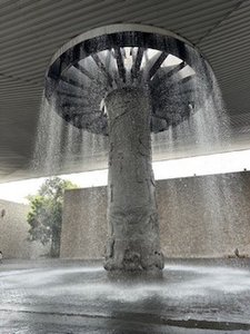 The water feature called the unbrella