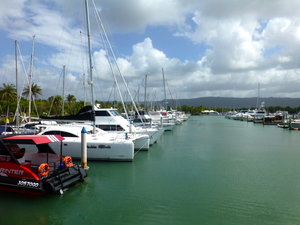 The port at you guessed it Port Douglas