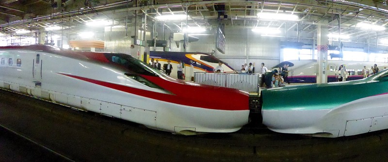 Bullet trains joining