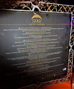 Gold Restaurant menu