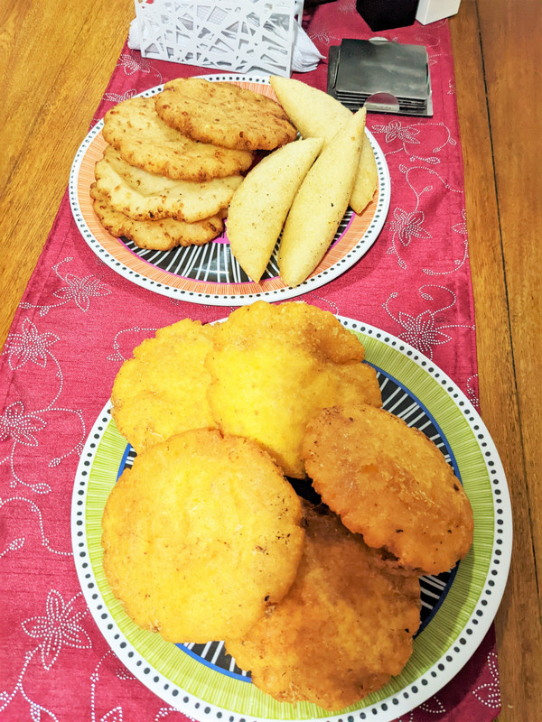 Fried local pastries from Barranquilla