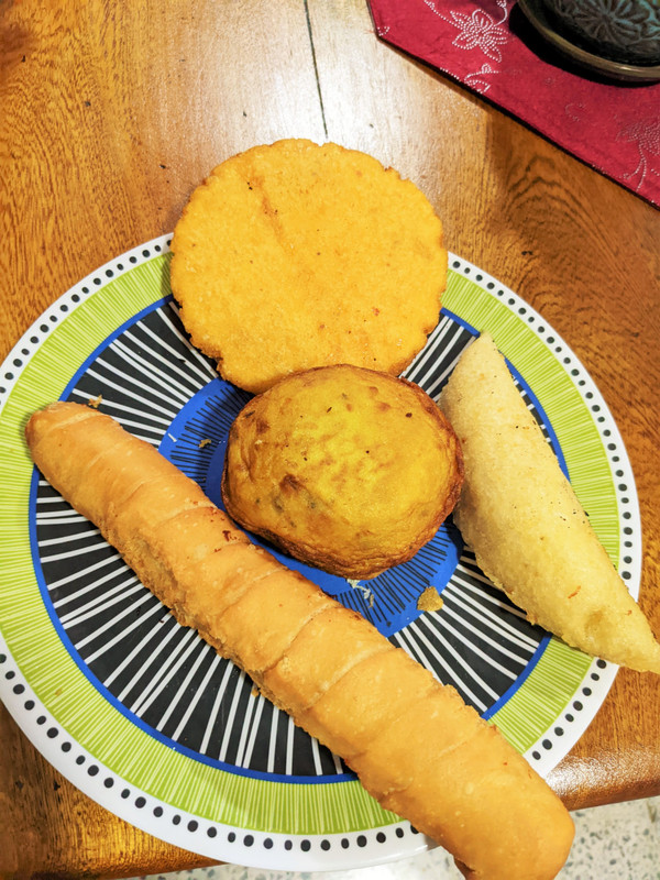 Fried pastries in Barranquilla