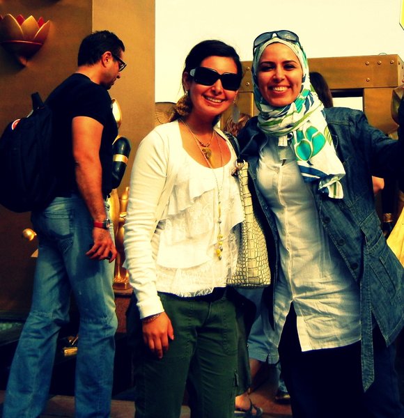 Hanna and I, our tour guide in Egypt
