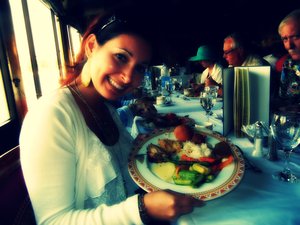 My meal on the Nile Dinner Cruise in Cairo Egypt