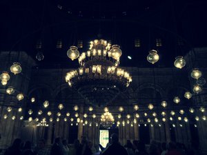 Turkish Lamp inside Mosque