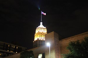 Downtown San Antonio at night