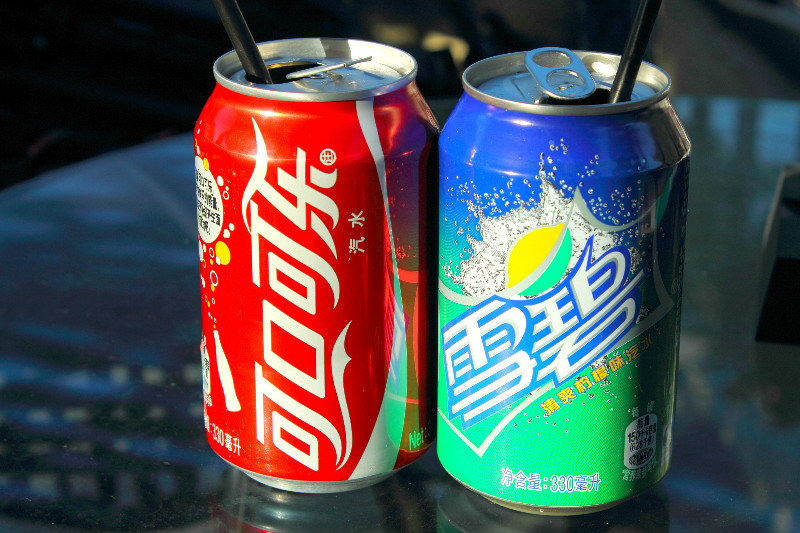 Coke and Sprite in China