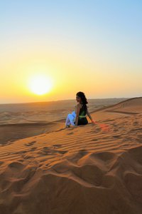 Sunrise at the Dubai Desert