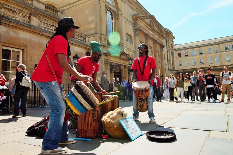 Street Performers at Bath