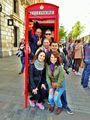 "You know you're in London when you take a picture in a Telephone"-Naty