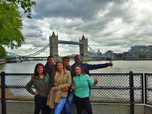 London Bridge with our friends :)