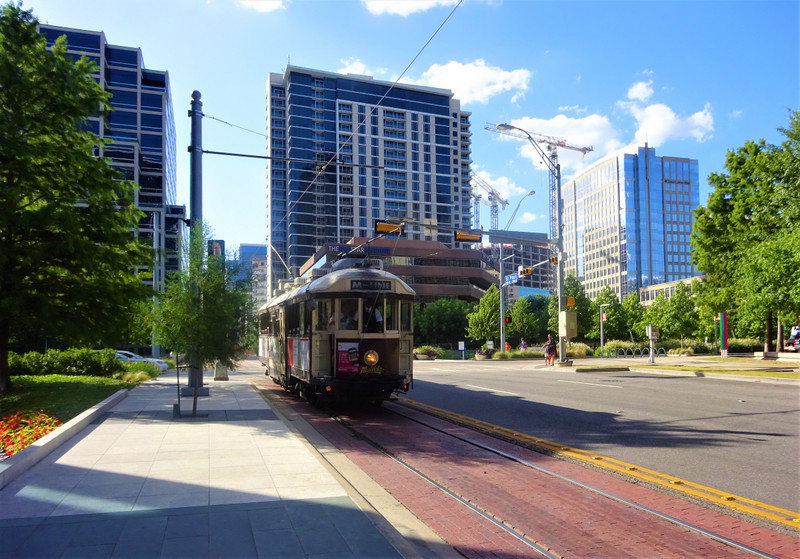 Dallas Trolley in Mckinney Avenue