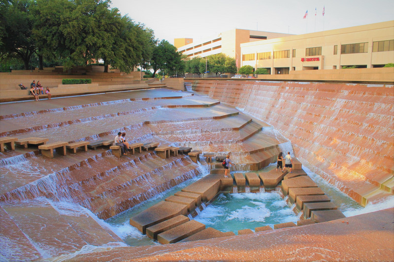 The Peaceful Fort Worth Water Gardens