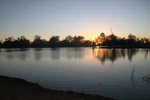 Sunrise over the Murray