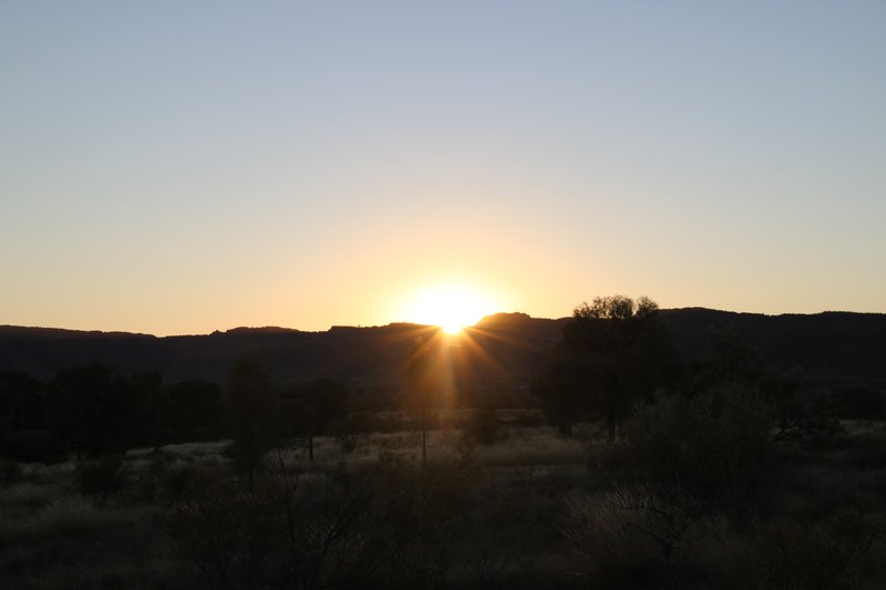 Sunrise over Kings Canyon