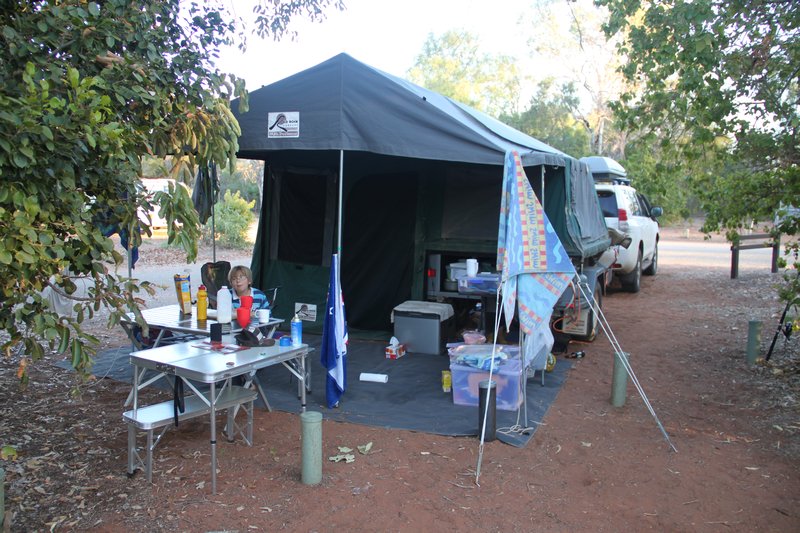 Our campsite at Elsey National Park