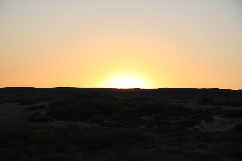 Just for a change - this is sunrise over the rim
