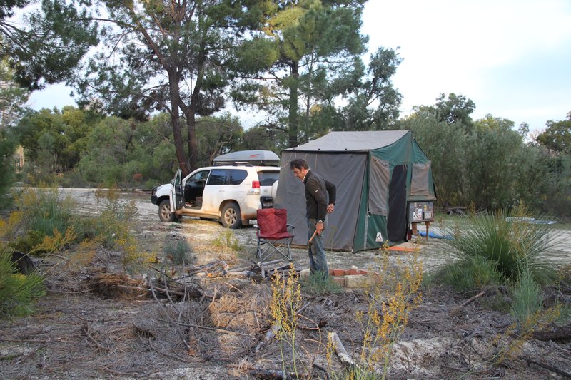 Camping at Yanchep Pine Plantation