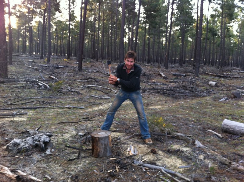 Mark the lumberjack