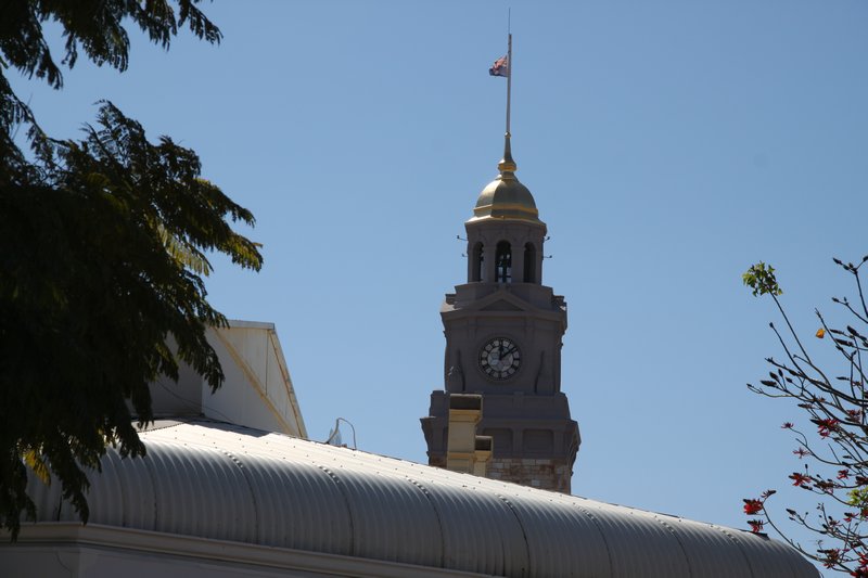 Kalgoorlie town hall with golden dome