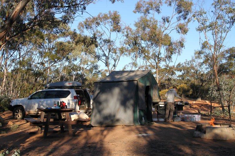 The campground at Boondi