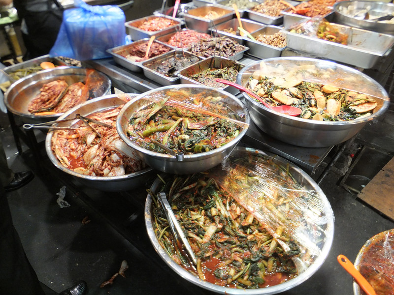 Different kinds of Kimchi