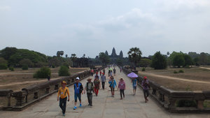 Way to Angkor Wat