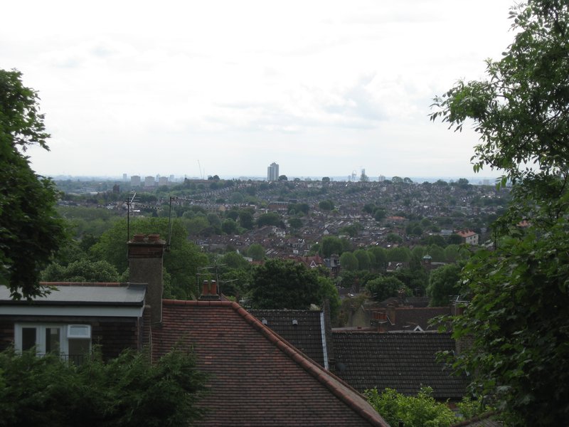 The view of London from Highgate