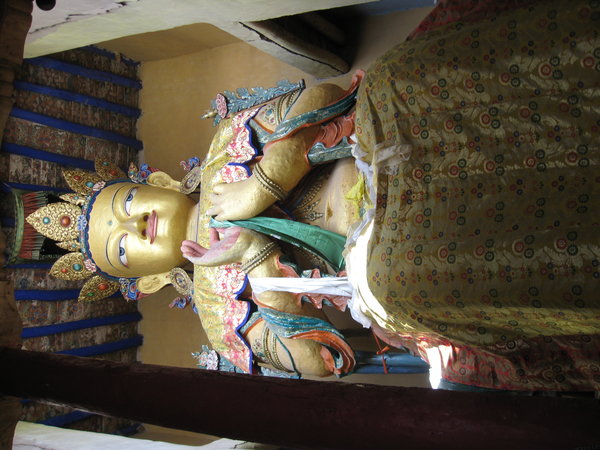 Buddha at Tsemo Monastery